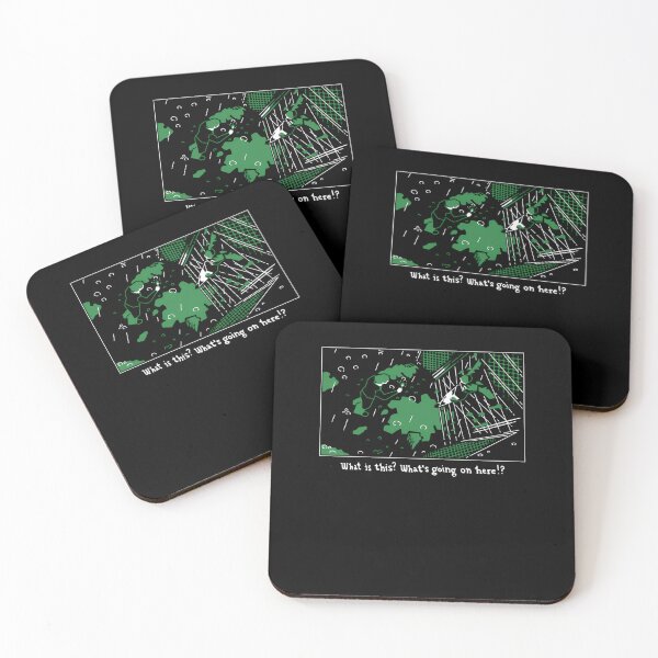 Item preview, Green Comic Style Rain Mystery Detective Art designed and sold by umberthegoat.