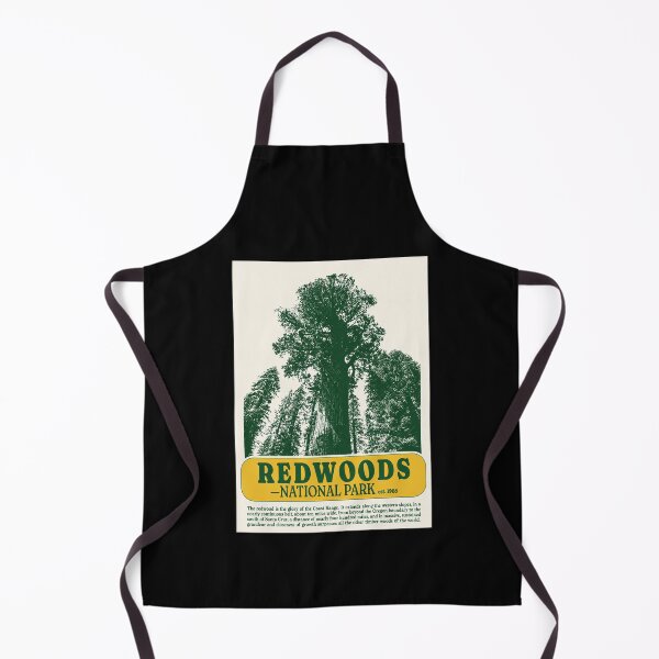 Item preview, Vintage Redwoods National Park Poster Retro Travel Print Nature Wall Art designed and sold by MorningJoco.
