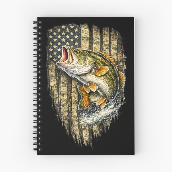 Item preview, Vintage Fishermen Camo American Flag Bass Fish Fishing designed and sold by OlakunleOloroz.