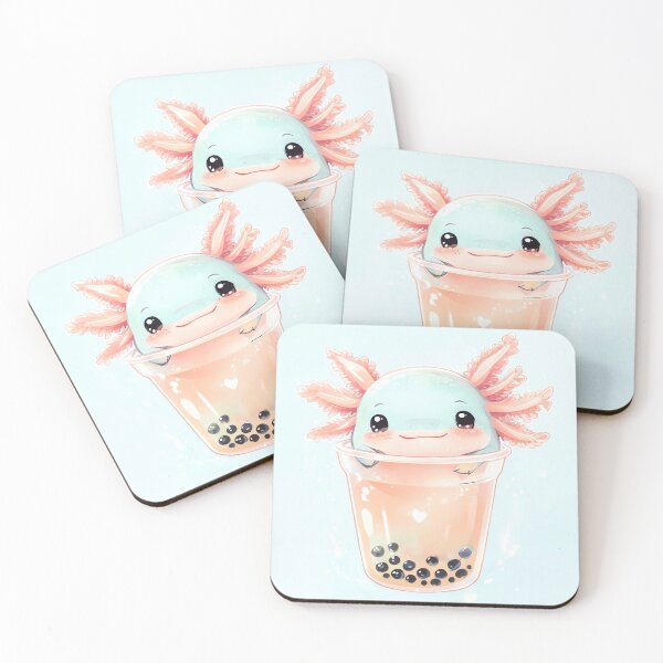 Item preview, Boba Axolotl Bliss designed and sold by ONYX Pixee.