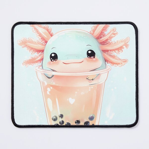 Item preview, Boba Axolotl Bliss designed and sold by ONYX Pixee.