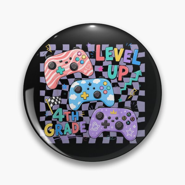 Item preview, Level Up Fourth Grade Gamer Back To School Adventure designed and sold by Daisy Grimes.