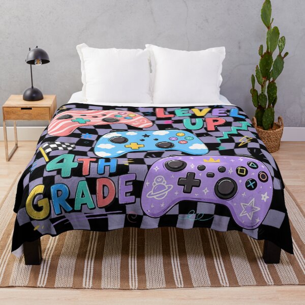 Item preview, Level Up Fourth Grade Gamer Back To School Adventure designed and sold by Daisy Grimes.