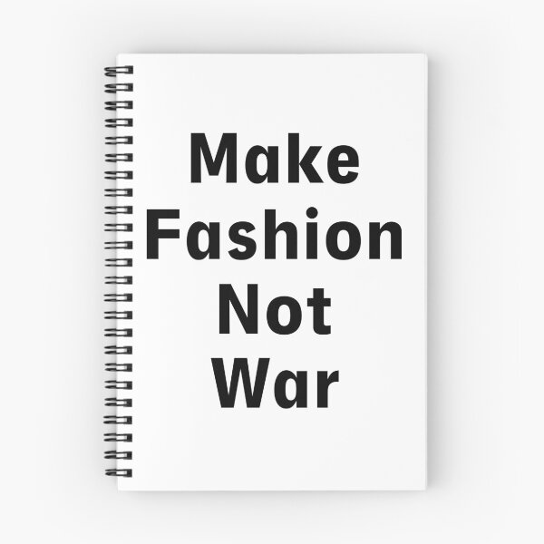 Item preview, Make Fashion Not War designed and sold by Marcu Ioachim.