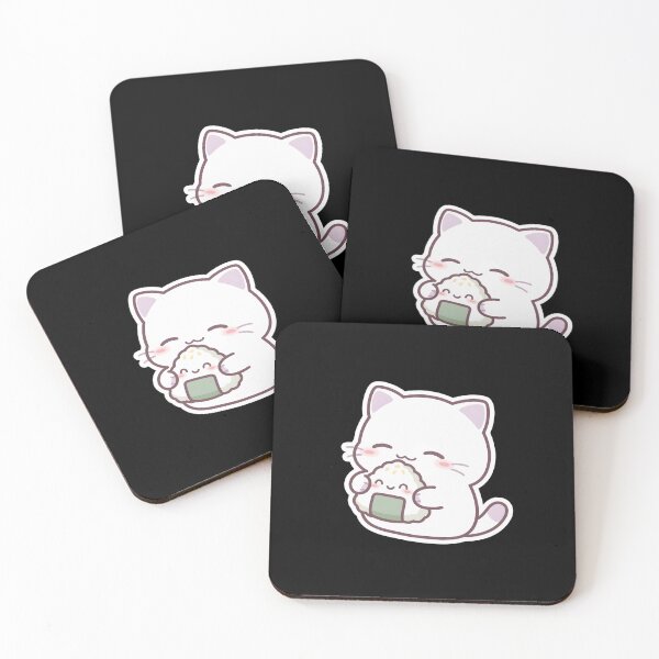 Item preview, onigiri cat designed and sold by MMateka.