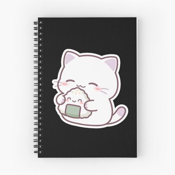 Item preview, onigiri cat designed and sold by MMateka.