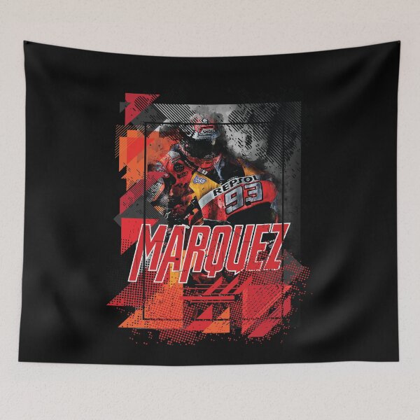 Artikelvorschau, Marc Marquez 93 MotoGP-Rennen Superbike-Rennmeister T-Shirt entworfen und verkauft von Coldgundesign.