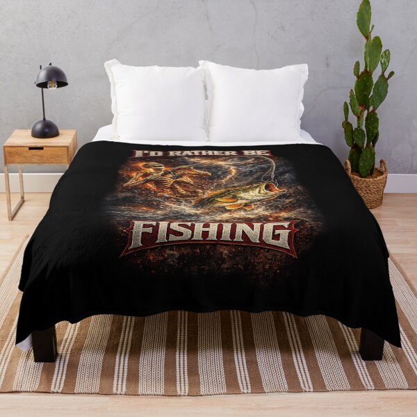Item preview, Vintage Fishing Skeleton Bass Fish Heavy Rock Music designed and sold by OlakunleOloroz.