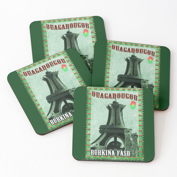 Item preview, Ouagadougou Burkina Faso Vintage Postage Stamp - National Heroes Monument designed and sold by Youngkev-arts.