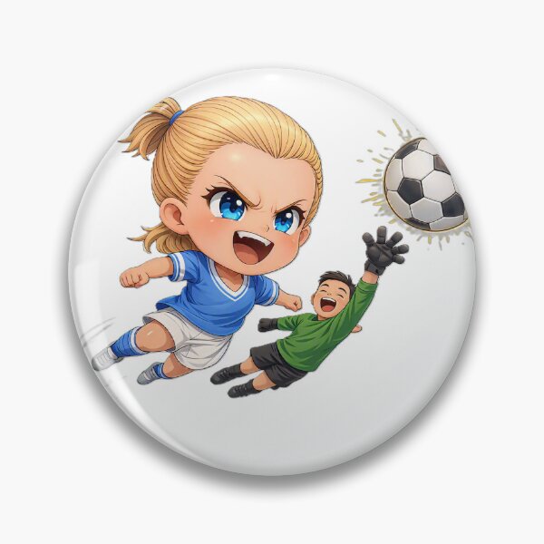 Item preview, Cute Chibi Erling Haaland Manchester City Soccer Cartoon designed and sold by Aekkaporn.