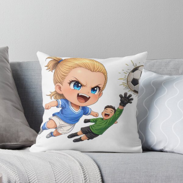 Item preview, Cute Chibi Erling Haaland Manchester City Soccer Cartoon designed and sold by Aekkaporn.