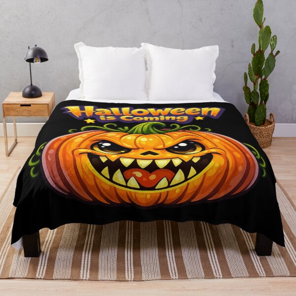Item preview, Halloween is Coming Cute Spooky Jack O Lantern designed and sold by myforestfog.
