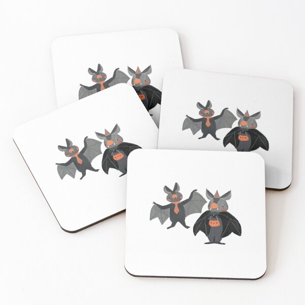Item preview, Cute Spooky Halloween Bats Family Art designed and sold by Naraatelierco.