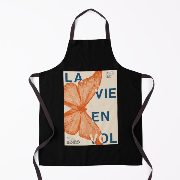 Item preview, La Vie En Vol Butterfly Poster, Orange French Museum Natural History Art Print, Paris France Wall Decor designed and sold by MorningJoco.