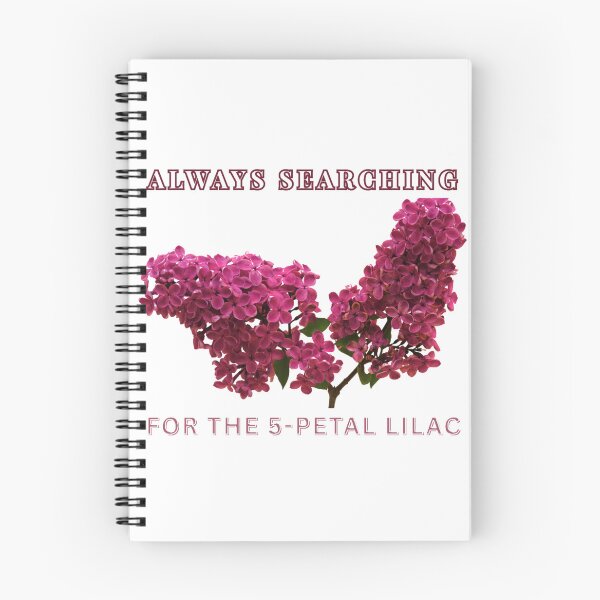 Item preview, Always Searching For The 5 Petal Lilac Lucky Flower Meme designed and sold by JurateArt-DK.