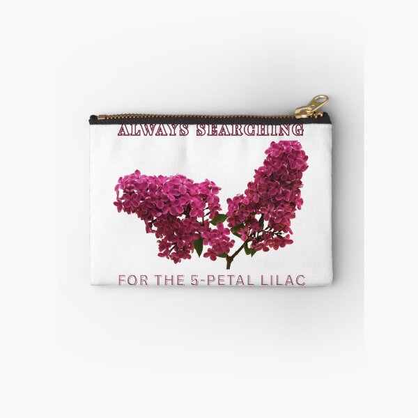 Item preview, Always Searching For The 5 Petal Lilac Lucky Flower Meme designed and sold by JurateArt-DK.