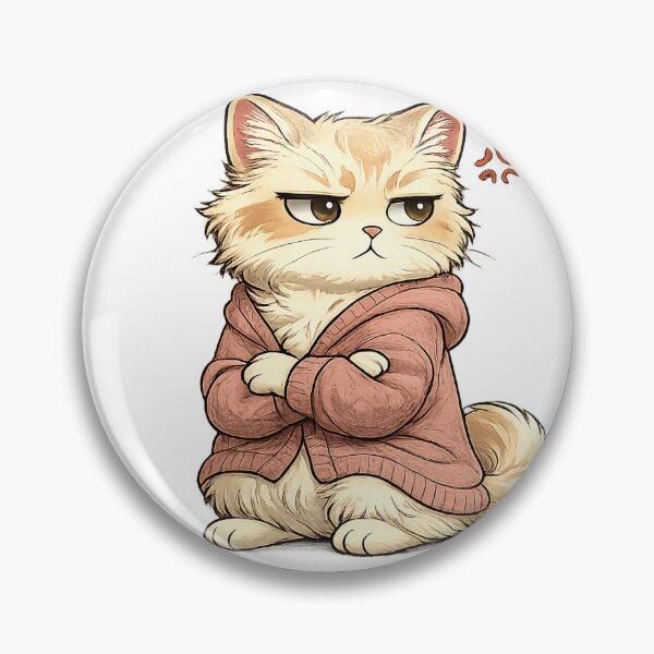 Item preview, I'm Fine Funny Cat T-Shirt | Cute Cat Couple Matching Shirt designed and sold by ModernPaws.