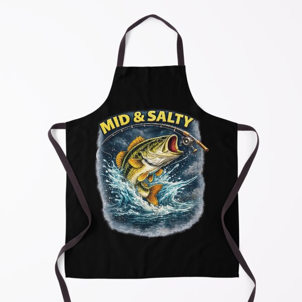 Item preview, Vintage Mid & Salty Angry Bass Fishing designed and sold by OlakunleOloroz.