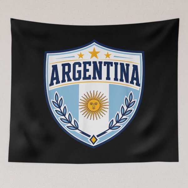 Item preview, Argentina National Crest Classic Football Supporter Pride Shield designed and sold by Capisedo.