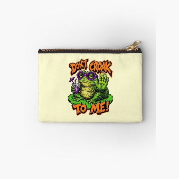 Item preview, Don’t Croak To Me Funny Sarcastic Toad Pun Neon Pop Art designed and sold by Anyshca.