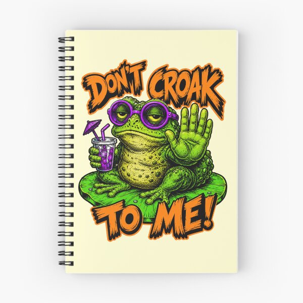 Item preview, Don’t Croak To Me Funny Sarcastic Toad Pun Neon Pop Art designed and sold by Anyshca.