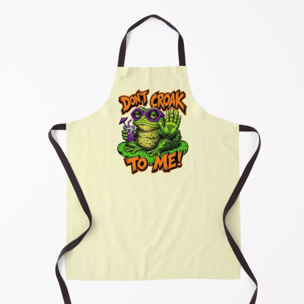 Item preview, Don’t Croak To Me Funny Sarcastic Toad Pun Neon Pop Art designed and sold by Anyshca.