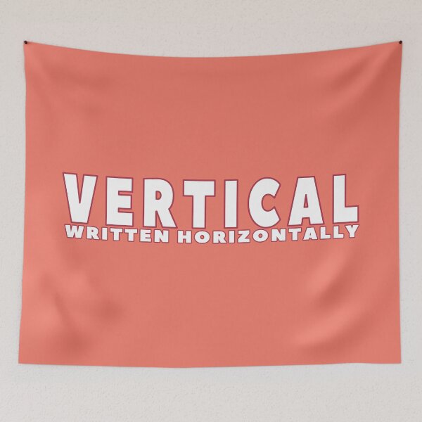 Item preview, Vertical Written Horizontally No 2 designed and sold by Fun Funky Designs.