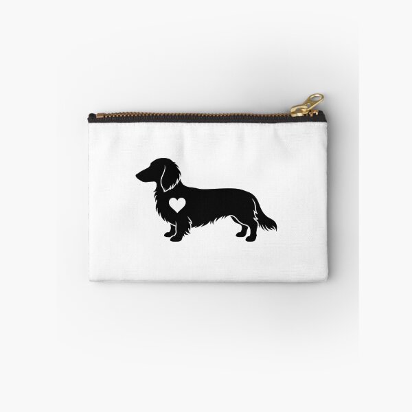 Item preview, Long Haired Dachshund Heart Silhouette Wiener Dog designed and sold by raedattia.