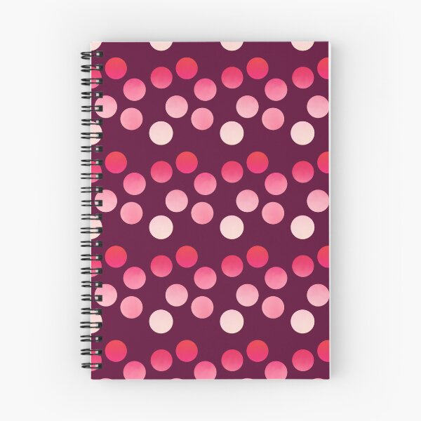 Item preview, Gradient Pink Dots on Burgundy  designed and sold by JaygiesDesign.