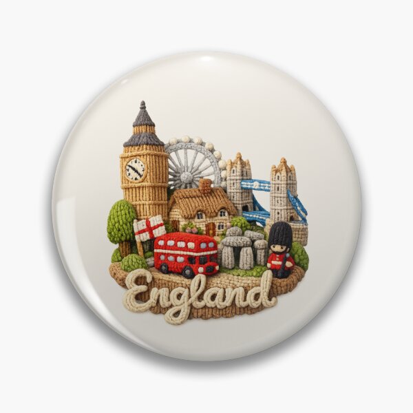 Item preview, Cute Knitted England Landmark | Handmade Yarn Knit Travel Souvenir designed and sold by Moons Studio.