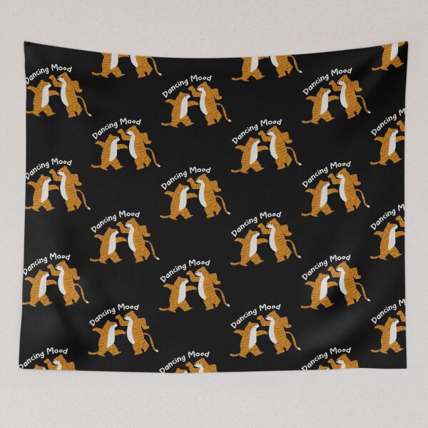 Item preview, Dancing Mood Happy Tigers Illustration designed and sold by Naraatelierco.