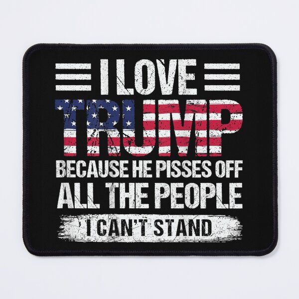 Item preview, I Love Trump Because He Challenges The Political Establishment Daily designed and sold by Capisedo.