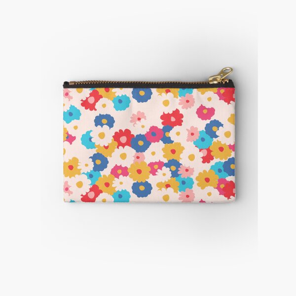 Item preview, Colorful Floral Pattern on White Background designed and sold by behappyandrelax.