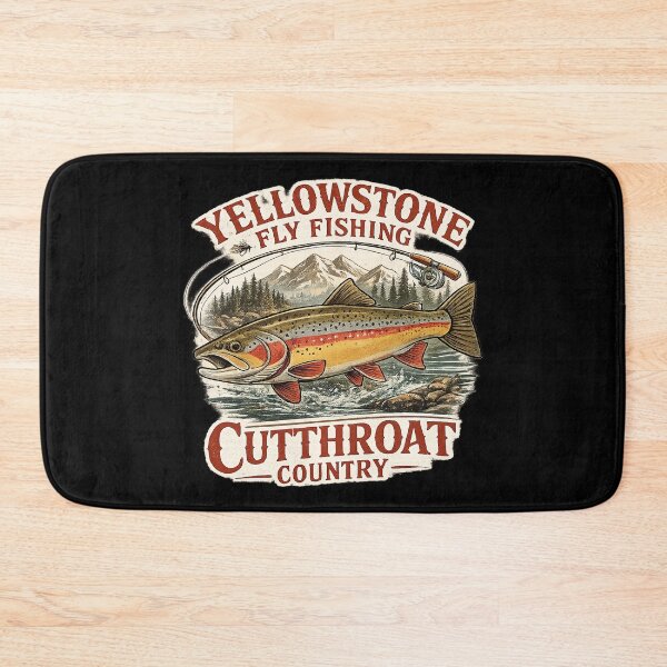 Item preview, Yellowstone Fly Fishing Cutthroat Country Art designed and sold by OlakunleOloroz.