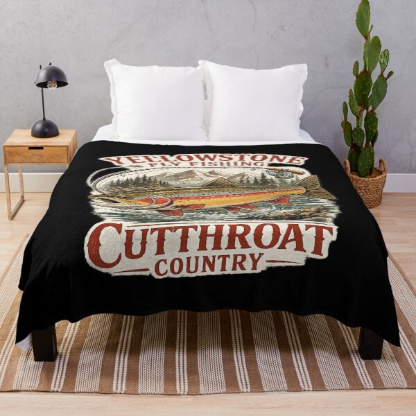 Item preview, Yellowstone Fly Fishing Cutthroat Country Art designed and sold by OlakunleOloroz.