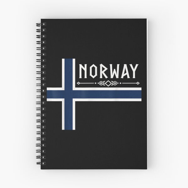 Item preview, Norway Flag Heritage Scandinavian Pride Minimalist Nordic Typography designed and sold by StanaLuis.