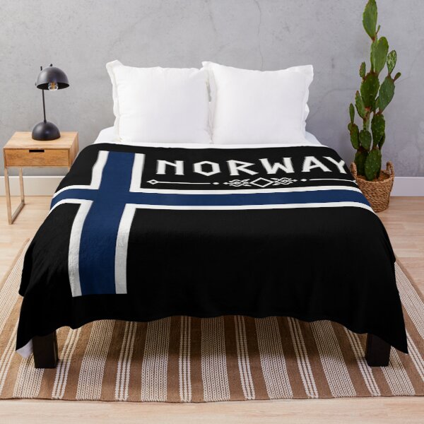 Item preview, Norway Flag Heritage Scandinavian Pride Minimalist Nordic Typography designed and sold by StanaLuis.