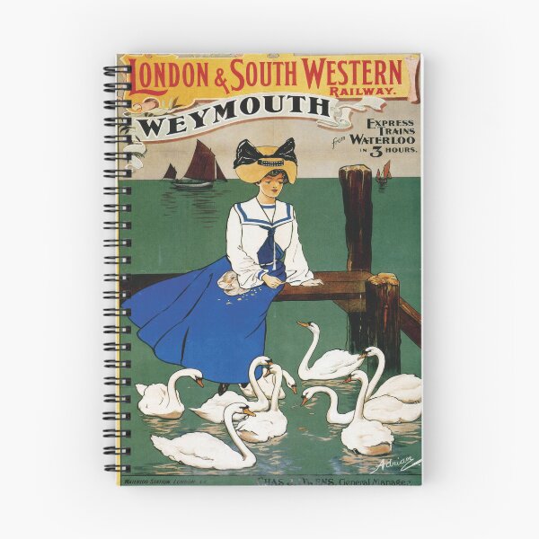 Item preview, Weymouth Dorset Vintage Seaside Travel Poster designed and sold by MarkedArtPrints.