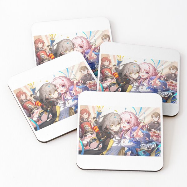 Item preview, March 7th, Estelle, Himeko, Pom Pom, Dan Heng and Welt Yang designed and sold by Lauwuuh.