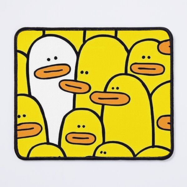 Item preview, Stand Out - Cute Yellow Duck Crowd & One White Duck Pattern designed and sold by LYAN-STORE.