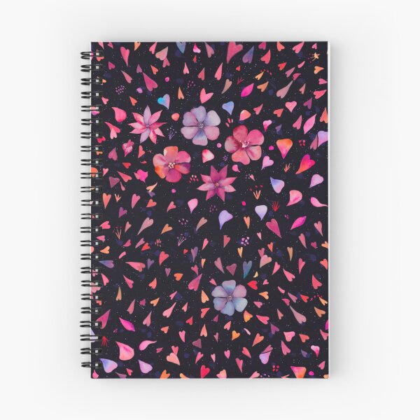 Item preview, Black Floral Hearts designed and sold by Sukilopi.