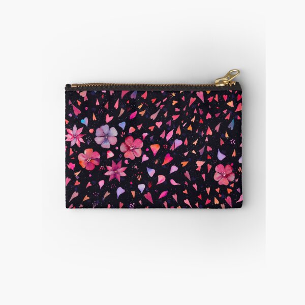 Item preview, Black Floral Hearts designed and sold by Sukilopi.