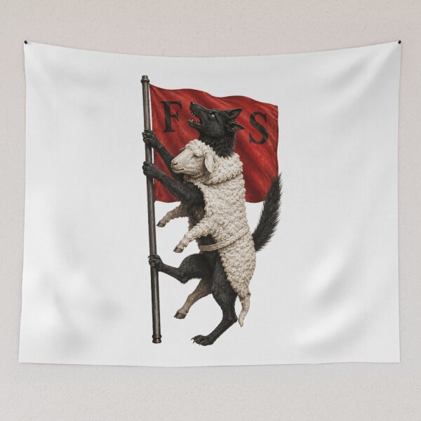 Item preview, Wolf In Sheep Clothing Dark Symbolic Gothic Fantasy designed and sold by StanaLuis.