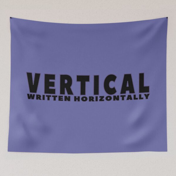 Item preview, Vertical Written Horizontally No 3 designed and sold by Fun Funky Designs.