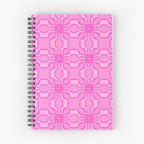 Item preview, Retro 70s Pink and Magenta Groovy Wavy Geometric Seamless Pattern designed and sold by VOYID ART STUDIO.