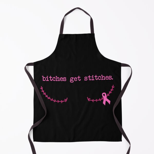Item preview, Bitches Get Stitches Bold Pink Awareness Statement designed and sold by StanaLuis.