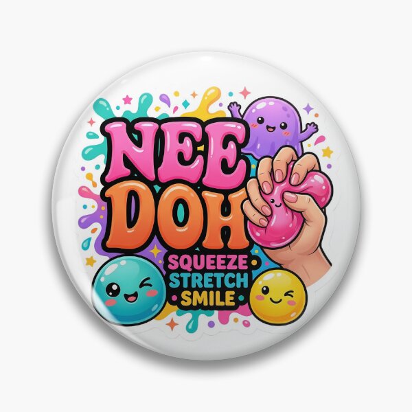 Item preview, Cute Sensory Squishy Sticker – Squeeze Stretch Smile Kawaii Slime Inspired Fun Design designed and sold by Bhaskar Digital Art.