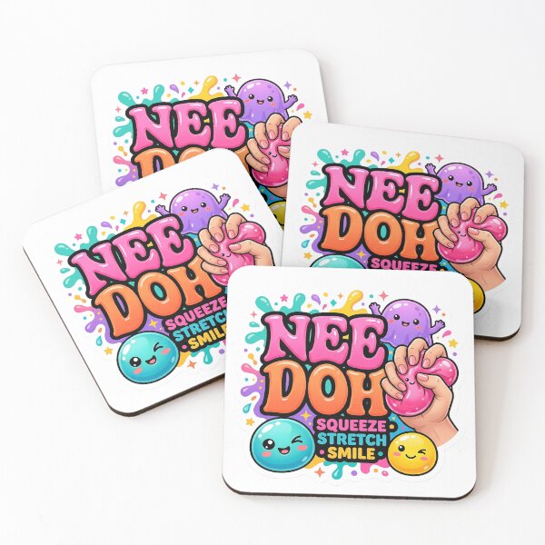 Item preview, Cute Sensory Squishy Sticker – Squeeze Stretch Smile Kawaii Slime Inspired Fun Design designed and sold by Bhaskar Digital Art.