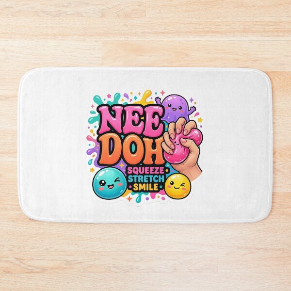 Item preview, Cute Sensory Squishy Sticker – Squeeze Stretch Smile Kawaii Slime Inspired Fun Design designed and sold by Bhaskar Digital Art.