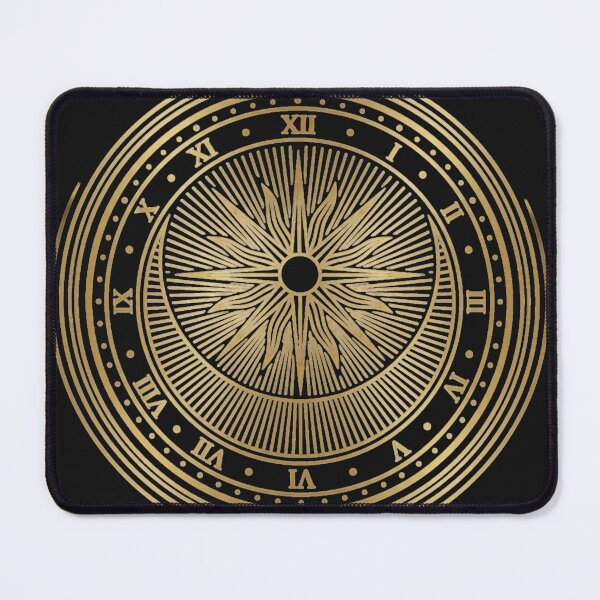 Item preview, Golden Astrolabe: Celestial Sun Dial with Roman Numerals designed and sold by 63Hotpeppers.